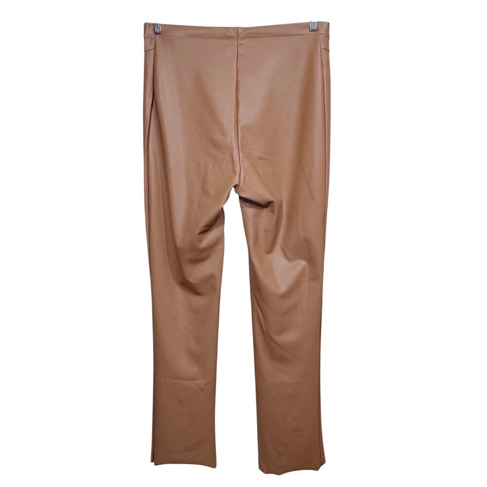 SKIMS Faux Leather Tube Top + Boot Cut Pant Set Sienna‎ 3X - Picture 6 of 15